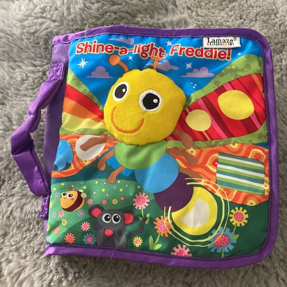Lamaze cloth Soft Book Toy Lot Crinkle Peek a boo - Picture 3 of 5